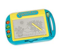 Megasketcher TOMY Motorised, Magnetic Drawing Board, Kids Doodle Boards, Large Writing Pad with Magic Motorised Eraser, Travel Games For Kids Aged 3 Years and older, 45 x 30 cm