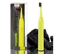 Megasmile Sonic Black Whitening II Toothbrush Yellow, 4 Modes, ACP Charcoal Technology for Whiter Teeth, with: Timer, Memory Function, Travel Lock