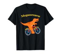 Megasorearse Funny Cycling Dinosaur Mega Sore Arse Graphic T-Shirt
