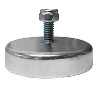 Megastarke Flat Gripper with Threaded Stem/Magnetic Stand with Thread in 10 to 63mm - D 0.63" - Thread M3 x 11.5-3.97lb Holding Force