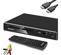Megatek DVD Player with HDMI - Multi Region DVD Player for TV with USB Input, RCA & Coaxial Ports, Remote Control, Compact Midsize Design