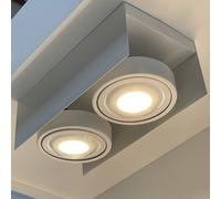 MEGATRON Cardano LED downlight 2-bulb white