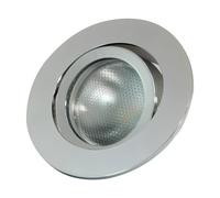 MEGATRON Decoclic GU10/GU5.3 LED recessed spotlight, round, silver