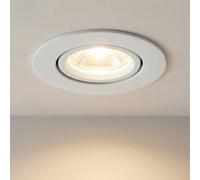 MEGATRON Decoclic GU10/GU5.3 LED recessed spotlight, round, white