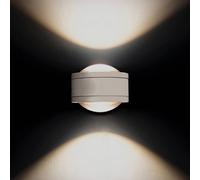 Megatron Due Punto LED wall light, matt white