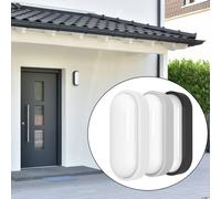 MEGATRON LED outdoor wall lamp Zella Neo XL Sensor, grey, IP54