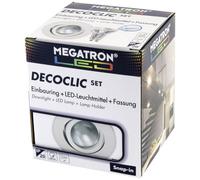 Megatron Flush Mount Light GX53 Silver 1Piece