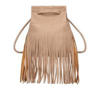 MEGAUK Crossbody Hippie Purse For Women Fringe Tassel Shoulder Handbag Messenger Side Bag For Ladies (08685 Khaki)
