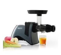 MEGAVITA MVH3 Juicer Machine, BPA-FREE Masticating Juicers for Whole Fruits and Vegetables, Grey Cold Press Slow Juicer, High Juice Yield, 700ml Jug with Removeable Parts