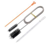 MEGAVOW 3 Pack Drain Unblocker Tools, Flexible 61 inch Spring Pipe Cleaner, 17.7 inch Sink Unblocker Brush, 20 inch Plumbing Snake Hair Clog Remover for Sewer, Kitchen, Bathtub, Bathroom, Toilet