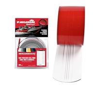 MEGAWARE KEELGUARD USA-Made, Original DIY Keel Guard, 5-Inch Wide, 4-12ft Sizes, 11 Colors, Complete Install Kit with Primer, Hull Protector, for Fiberglass and Some Aluminum Boats (White)