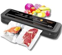 MegaWise Powerful and Compact Vacuum Sealer Machine One-Touch Automatic Food Sealer