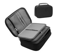 Megcdtr Large Pencil Case, 72 Slots Multi-Functional Large Capacity Pens Case, Multi-Layer Detachable Pen Bag, Pencil Cases for School Office Art Craft (Black)