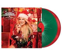 Meghan Trainor - A Very Trainor Christmas - Exclusive Limited Edition Red & Green With White Splatter Colored 2x Vinyl LP Signed By Meghan Trainor