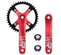 MEGHNA Bicycle Crankset Set 170 mm Crankset 42T Universal for Single Speed and 6/7/8/9/10/11 Speed Bike, MTB, BMX Road Bike