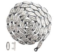 MEGHNA Bike Chain Single Speed for Fixed Gear Bike Beach Cruiser Bike BMX 1 Speed Bicycle Chain 1/2" x 1/8", 100 Links