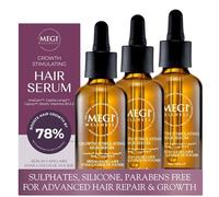 MEGI WELLNESS Leave-Inn Scalp Serum with AnaGain, Capixyl & Biotin, 3x50ml