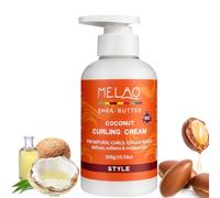 MegiaExist Curl Cream for Natural Curls and Waves, Moisturising Curl Cream with Care Formula, Defines Curls, Reduces Frizz, Suitable for Daily Use