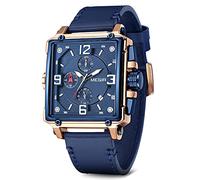 MEGIR ML2061G Men's Military Chronograph Analog Quartz Wrist Watch Fashion Sport Business Wrist Watch, blue, Chronograph Quartz Watch