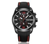 Megir Watches for Men Stylish Casual Army Military Chronograph Business Sport Work Quartz Wrist Watch