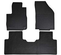 Megiteller Car Floor Mats Custom Fit for Chevrolet Chevy Equinox 2018 2019 2020 Odorless Washable Heavy Duty Rubber (All Weather) Floor Liners Front and Rear Row Set Black