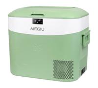 Megiu - 12 Volt Portable Refrigerator, 23 Quart (22 Liter) Refrigerator, Freezer Compressor 12V/24V DC 110~240V AC for Outdoor, Camping, Travel, Home Use -18℃~+15℃