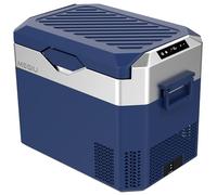 Megiu Car Fridge Portable 12V Refrigerator 32 Quart 12 Volt Freezer Compressor Cooler 12V/24V DC 110~240 V AC for Truck Van RV Camper SUV and Home Use (HC-30P5)
