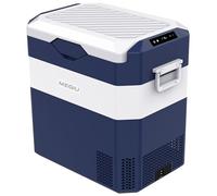 Megiu Car Fridge Portable 12V Refrigerator 45 Quart 12 Volt Freezer Compressor Cooler 12V/24V DC 110~240 V AC for Truck Van RV Camper SUV and Home Use (HC-42P5)