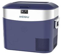 Megiu - Portable Car Refrigerator, 12V Refrigerator, 23QT Refrigerator (22L) Freezer Compressor 12V/24V DC 110~240V AC for Outdoor, Camping, Travel, Use