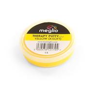 Meglio Hand Therapy Putty, X-Soft, Yellow, 53g, Hand Rehab Exercise Putty