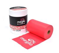 Meglio Resistance Bands Roll - Latex Free Exercise Bands for Building Strength, Pilates Band for Fitness, Flexibility, Physiotherapy, Stretching & Yoga Bands | (23 Meter)