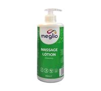 Meglio Sport Therapy Massage Lotion - Super Absorbent Massage Lotion with Essential Oils, Suitable for Sensitive Skin to Boost Moisture Levels Deep Down, Perfect for Sports & Physiotherapy | (500 ml)