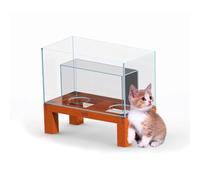MegLob 27 Gallon Cat Bed Fish Tank, Floorstanding Cat Cave & Fish Tank, Large Cat Toy Betta Fish Bowl, Cat Bed Fish Tank for Stressed Cat, Dexule Cat House Fish Tank