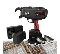 MegLob Automatic Rebar Tier Gun, 4-28Mm Rebars Tier Tying Machine, Handheld Electric Tying Tools for Building Market, Electric Cordless Wire Twister Tool for Rebar