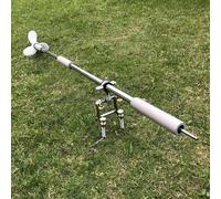 MegLob Bracket-Mounted Electric Drill-Powered Propeller for Boats; Manual Trolling Motor/Thruster Tool; Portable Inflatable Kayak Propeller; Suitable for Emergency Rafts