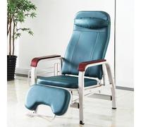 MegLob Fully Reclining Infusion Chair, Professional Phlebotomy Chair with IV Pole Stand, Heavy Duty Blood Drawing Chair Soft Padded Seat, Ideal for Hospital, Nursing Home,Green