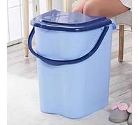 MegLob High Foot Bath Soak Tub, Heightened Soaking Basin for Whole Calf, Thick Plastic Foot Bath Basin for Soaking Feet, Pedicure Foot Bath Spa with Downpipe, Large Foot Soaking Tub Bucket,F