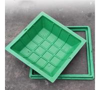 MegLob Recessed Resin Septic Tank Cover, Invisible Flush-Fit Design Sewage Basin Cover for Yard, Heavy Duty Invisible Manhole Cover And Frame, Non-Slip Reinforced Sewage Basin Covers,100 * 100cm