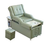 MegLob Shampoo Bed, Thai Style Head Spa Bed, Japanese Head Spa Waterfall Equipment, Head Spa Equipment and Spa Shampoo Bed Includes U-Shape Water Cycle, Spa Resort Hair Salon Equipment,Green