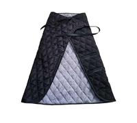 MegLob Windproof Wheelchair Insulating Blanket, Lower Body Warm Blankets for Elderly, Wheel Chair Fleece Knee Cover for Adults, Semi-Wrapped Blanket for Legs on The Wheel Chairs,Black