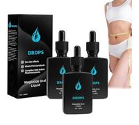 Meglutide Peptide Complex Serum,Natural Botanical Extract Concentrate,slimming Drops,Meglutide Natural Plant Extract Concentrate (3 Pcs)