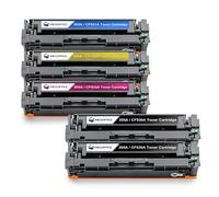 MEGOFFICE 205A CF530A Toner Cartridge Compatible for HP 205A CF531A CF532A CF533A CF530A for Color Laserjet Pro MFP M181fw M180n M180nw M180fw M154a M154nw Printer(5-Pack)