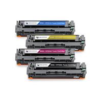 MEGOFFICE 205A CF530A Toner Cartridge Compatible for HP 205A CF531A CF532A CF533A CF530A Toner for Color Laserjet Pro MFP M181fw M180n M180nw M180fw M154a M154nw(4-Pack)