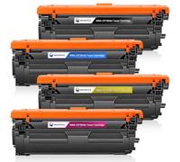 MEGOFFICE 508A Toner (With Chip) Compatible with HP 508A CF360A Toner, Pack of 4