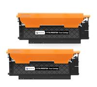 MEGOFFICE Compatible Black Toner Cartridge Replacement for HP 117A W2070A Toner Compatible with HP Color Laser MFP 179fnw 178nw 150nw 150a 179fwg 178nwg Printer(2 Black)