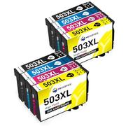 MEGOFFICE Ink Cartridges Compatible for Epson 503XL Ink for Expression Home XP-5200 XP-5205 WorkForce WF-2960 WF-2965(8 Pack