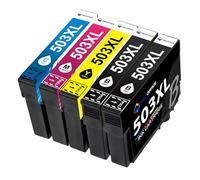 MEGOFFICE Ink Cartridges Compatible for Epson 503XL Ink for Expression Home XP5200 XP5205 WorkForce WF-2960 WF-2965(5 Pack