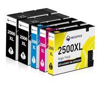 MEGOFFICE PGI-2500XL Ink Cartridge Compatible for Canon 2500 XL PGI 2500XL for Canon Maxify MB5050 MB5150 MB5450 MB5350 iB4150 MB4050 MB5155 MB5455 iB4000 iB4100 iB4050 MB5000 MB5100(5 Pack)