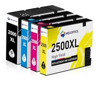 MEGOFFICE PGI-2500XL Ink Cartridges compatible for Canon 2500 XL PGI 2500XL for Canon Maxify MB5050 MB5150 MB5450 MB5350 iB4150 MB4050 MB5155 MB5455 iB4000 iB4100 iB4050 MB5000 MB5100(4 Pack)