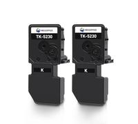 MEGOFFICE TK 5230 Black Toner Cartridge Compatible for Kyocera TK5230 TK-5220 Toner for Kyocera ECOSYS P5021cdn P5021cdw M5521cdn M5521cdw Toner(2 Black)